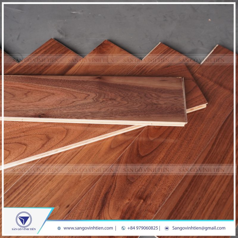 Ván Sàn Gỗ Walnut Engineered