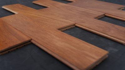 Ván Sàn Gỗ Căm Xe Xương Cá Herringbone 90 độ)