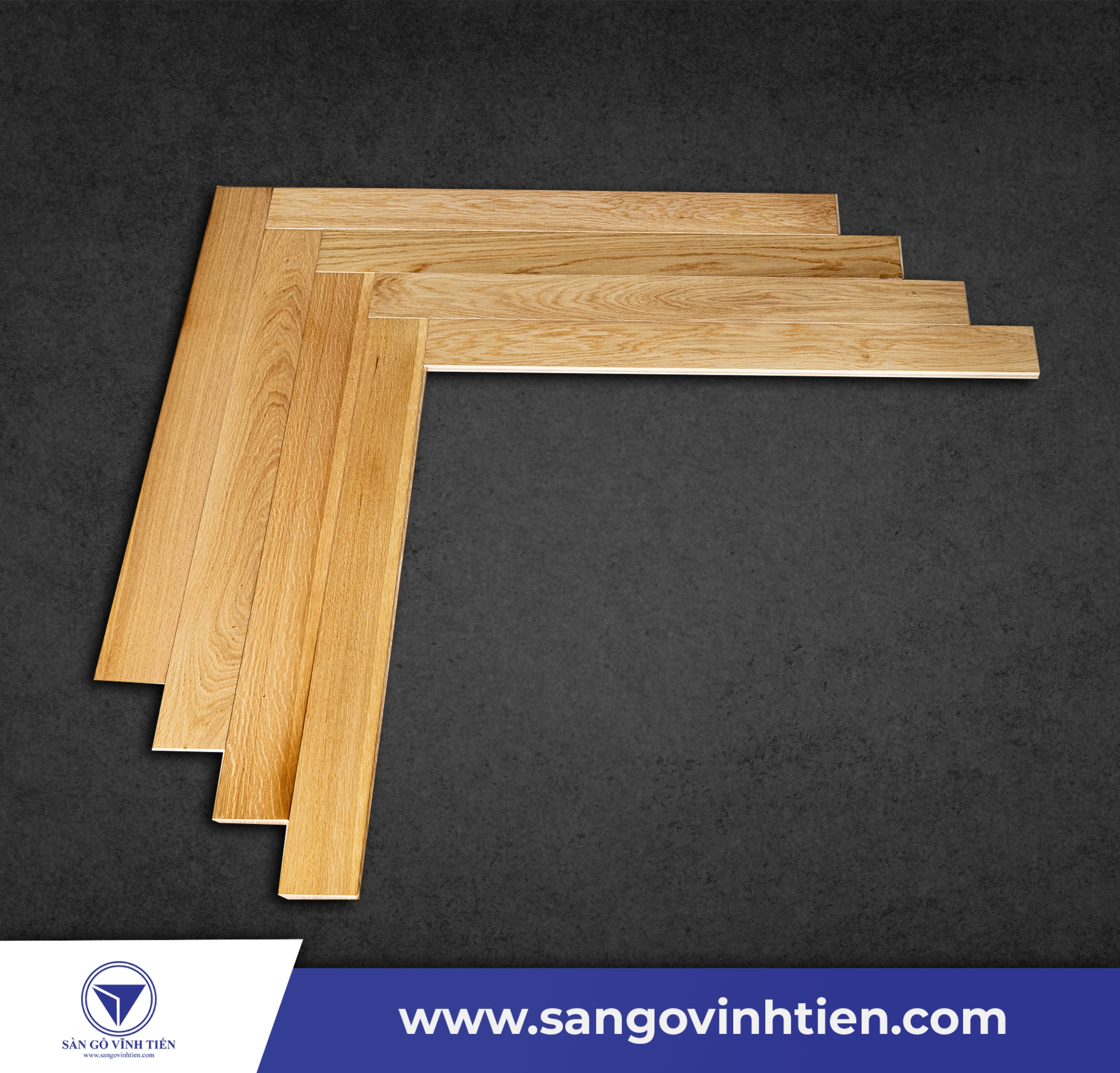 Ván sàn gỗ Sồi Xương Cá Chevron 45 độ có kiểu lát đậm chất nghệ thuật và tinh tế Ván sàn gỗ Sồi Xương Cá Chevron 45 độ có kiểu lát đậm chất nghệ thuật và tinh tế