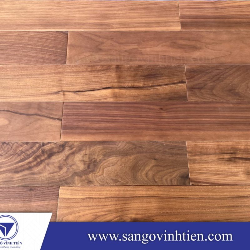 Ván Sàn Gỗ Walnut Solid Lau Dầu