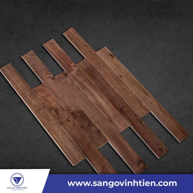 Ván Sàn Gỗ Walnut Solid