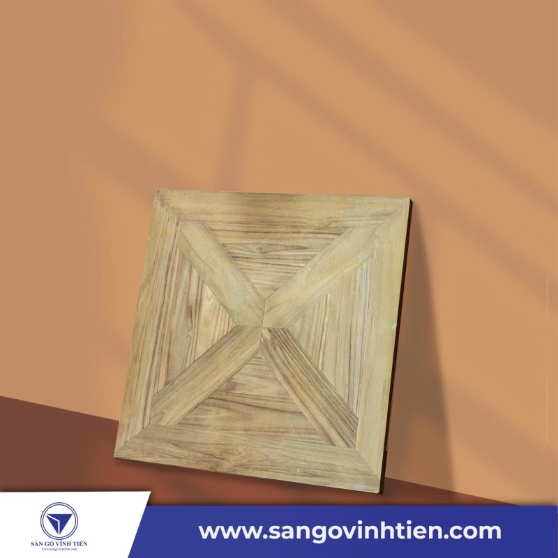 Ván Sàn Hoa Văn Teak