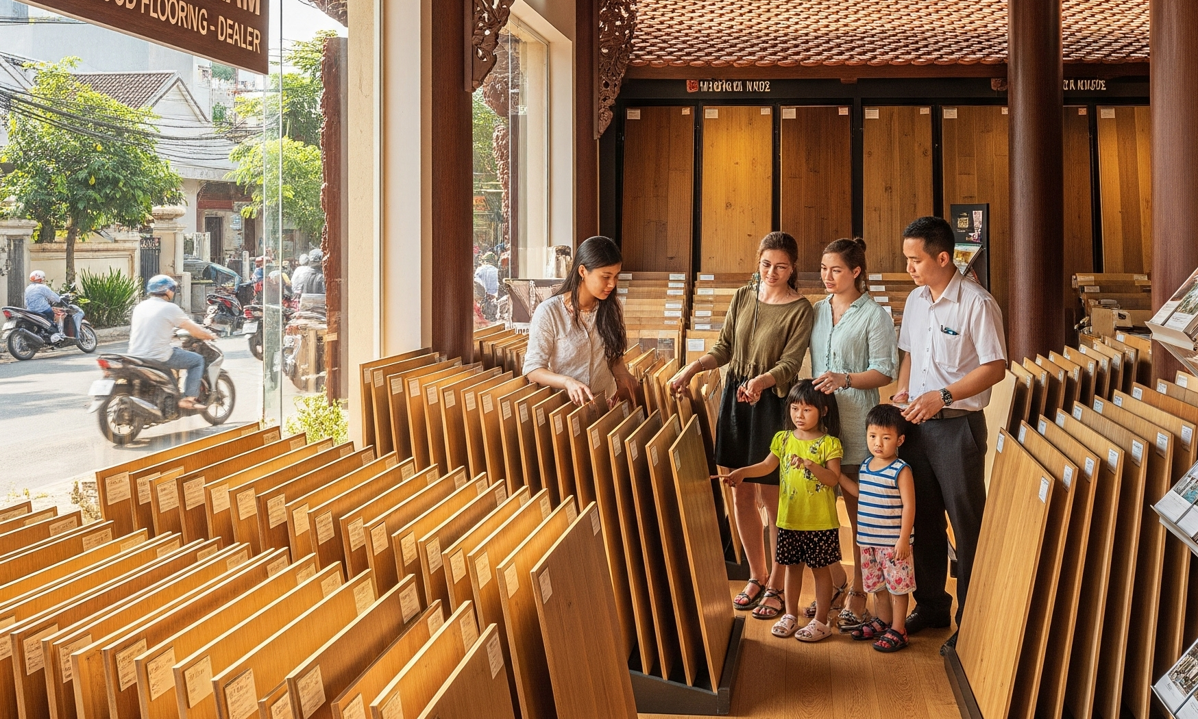 Đại lý nhập ván sàn gỗ giá sỉ tại TpHCM
