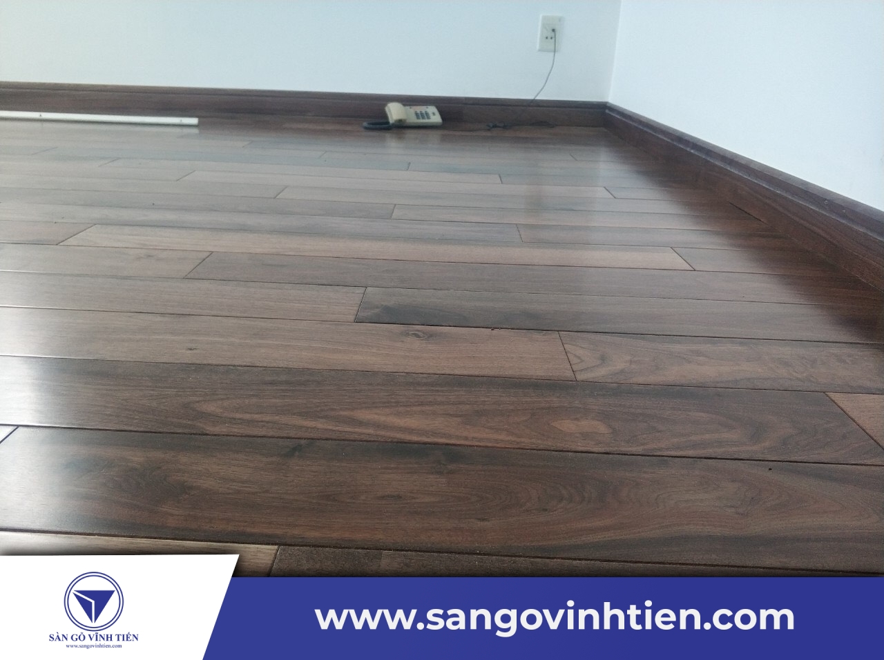 Ván sàn gỗ Walnut phù hợp với nhiều không gian
