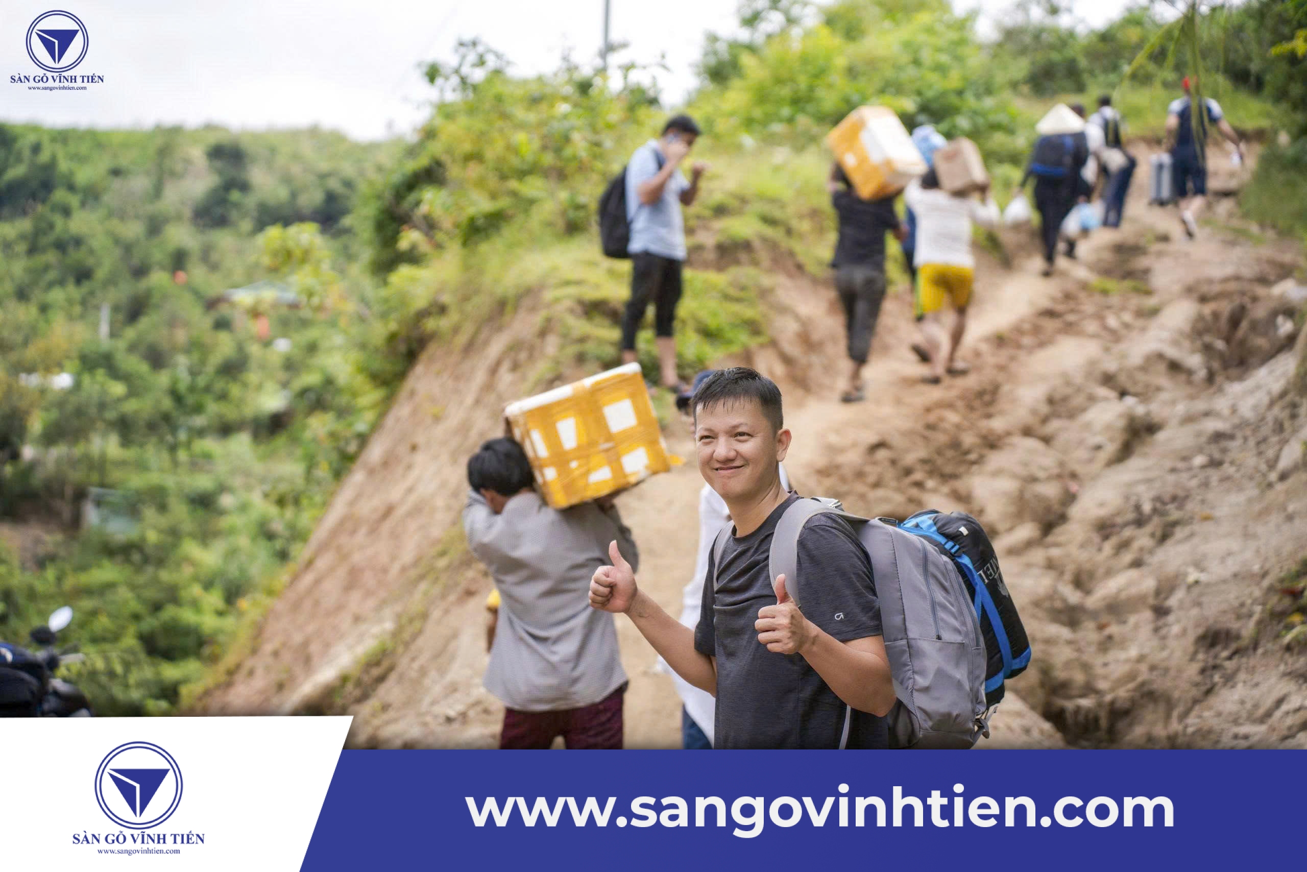 Đường đi khó khăn nhưng nụ cười vẫn nở trên môi Đường đi khó khăn nhưng nụ cười vẫn nở trên môi