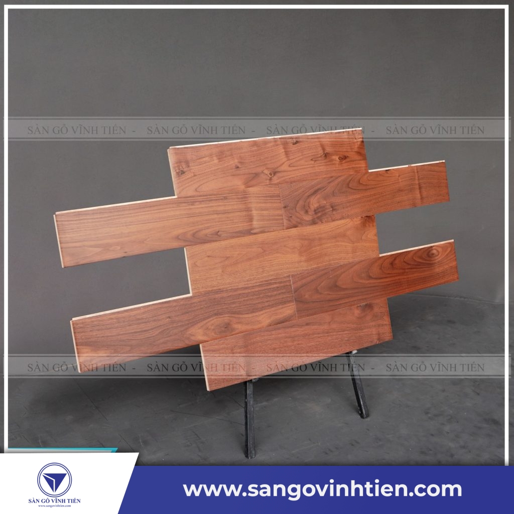 Ván sàn gỗ Walnut (óc chó) mang lại vẻ đẹp đẳng cấp và thời thượng Ván sàn gỗ Walnut (óc chó) mang lại vẻ đẹp đẳng cấp và thời thượng